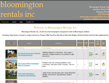 Tablet Screenshot of bloomingtonrentalsinc.com
